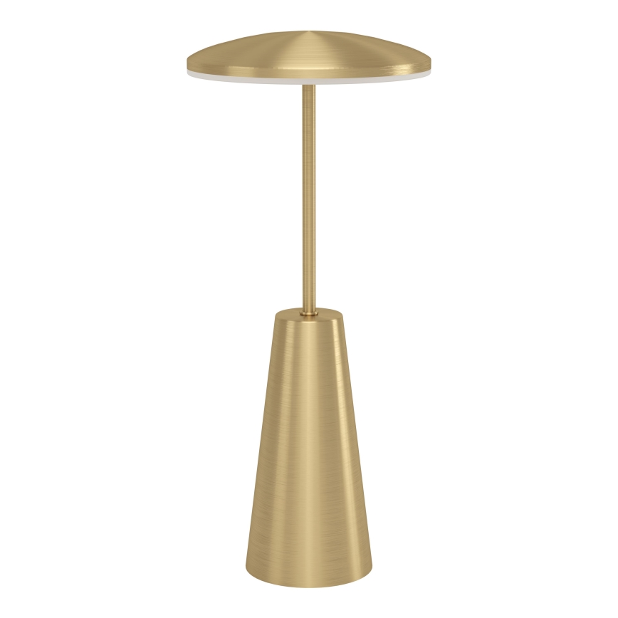 Eglo - Udendørs LED lampe m. touch-funktion dæmpbar LED/2,8W/5V 2400K/3000K/4000K 5200 mAh IP54 guldfarvet