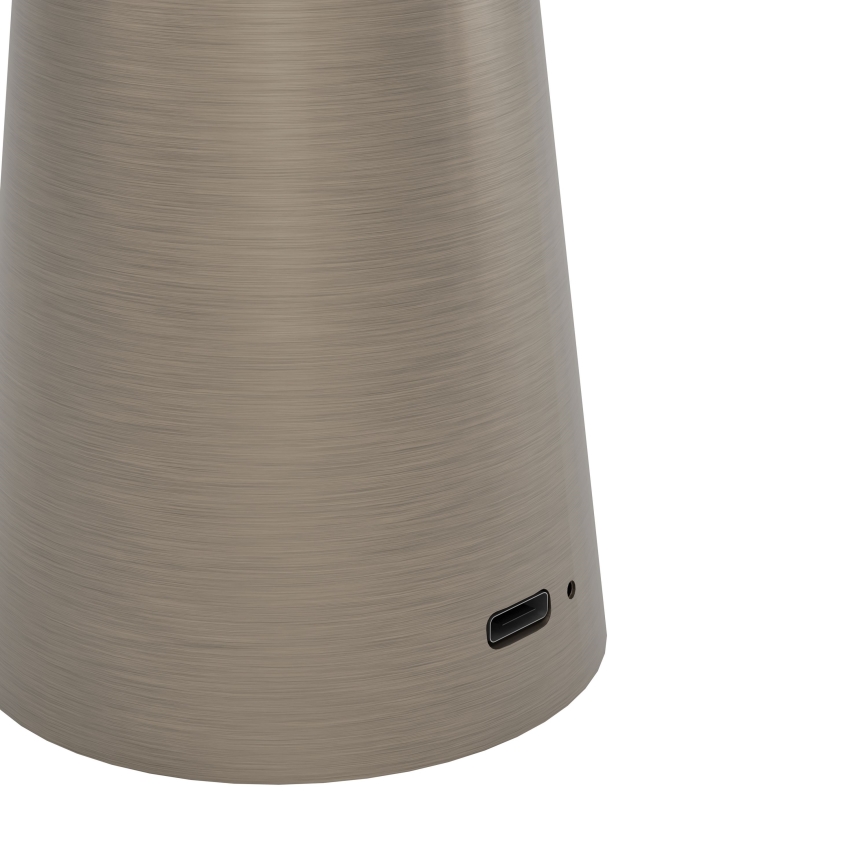 Eglo - Udendørs LED lampe m. touch-funktion dæmpbar LED/2,8W/5V 2400K/3000K/4000K 5200 mAh IP54 beige