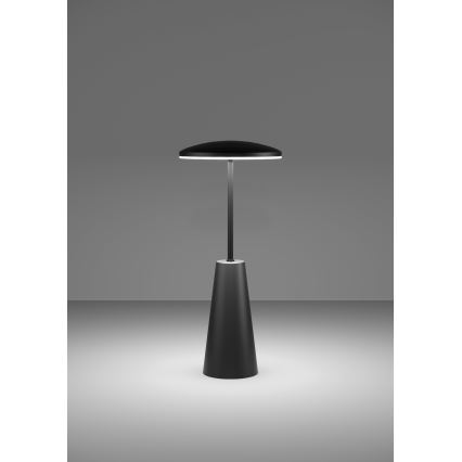 Eglo - Udendørs LED lampe m. touch-funktion dæmpbar LED/2,8W/5V 2400K/3000K/4000K 5200 mAh IP54 sort