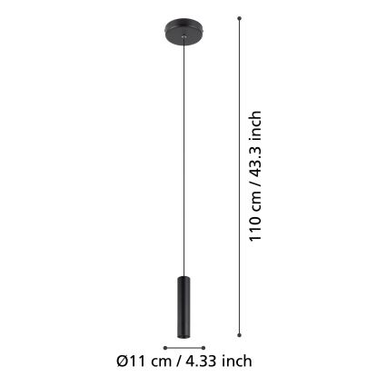 Eglo - LED pendel LED/5W/230V