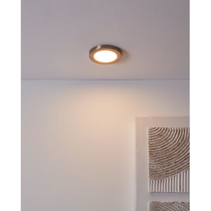 Eglo - LED indbygningslampe LED/5,5W/230V 3000K mat krom