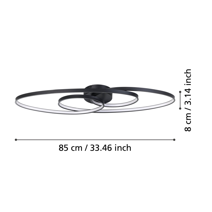 Eglo - LED loftlampe dæmpbar LED/38W/230V