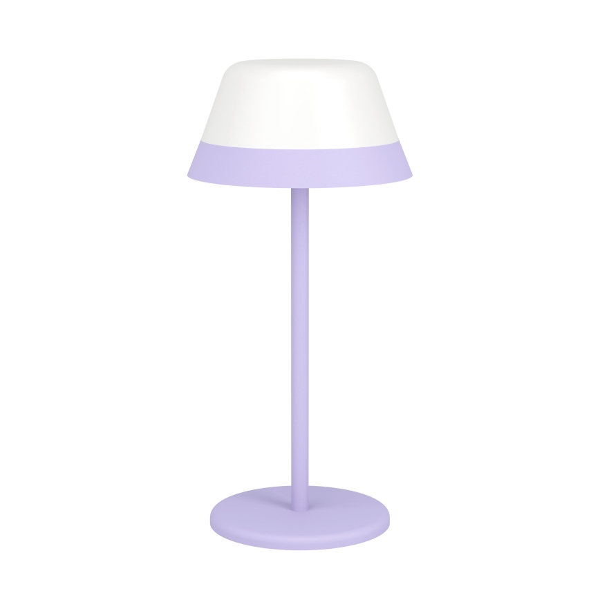 Eglo - Udendørs LED lampe m. RGBW-farver dæmpbar MEGGIANO 1,5W/5V IP54 lilla
