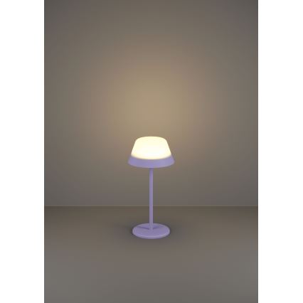 Eglo - Udendørs LED lampe m. RGBW-farver dæmpbar MEGGIANO 1,5W/5V IP54 lilla