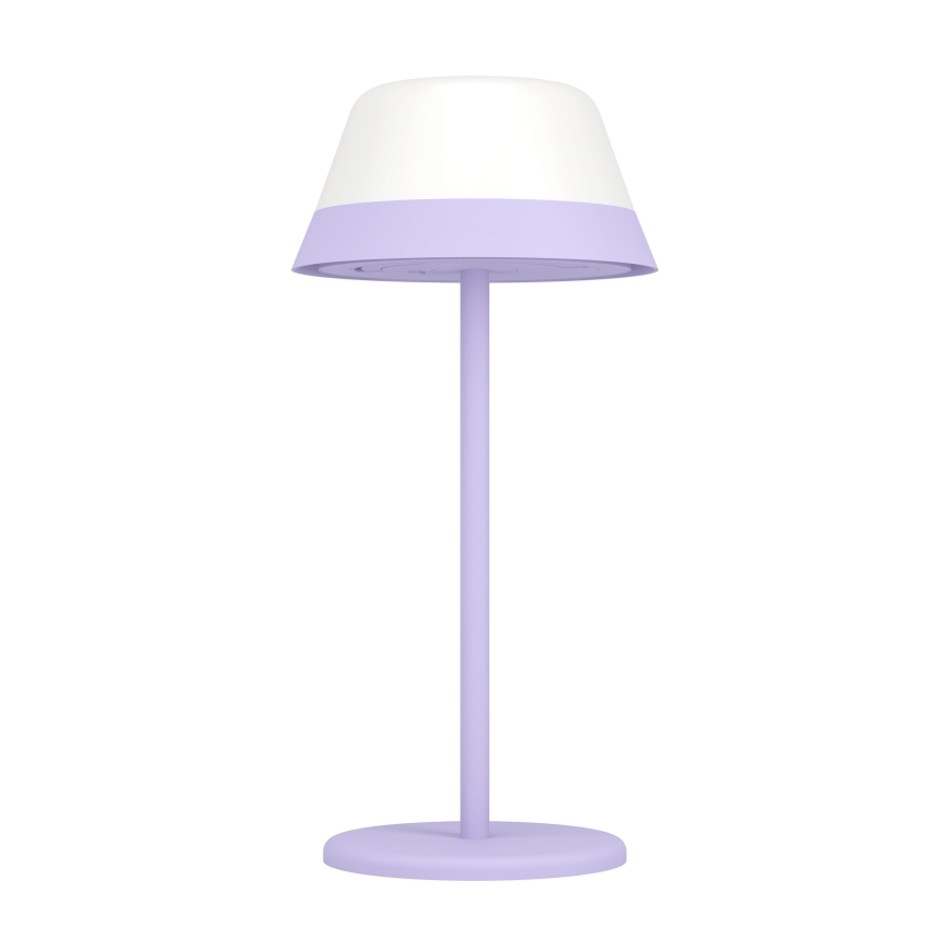 Eglo - Udendørs LED lampe m. RGBW-farver dæmpbar MEGGIANO 1,5W/5V IP54 lilla