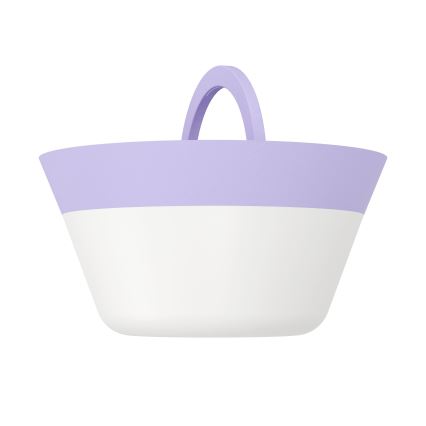 Eglo - Udendørs LED lampe m. RGBW-farver dæmpbar MEGGIANO 1,5W/5V IP54 lilla