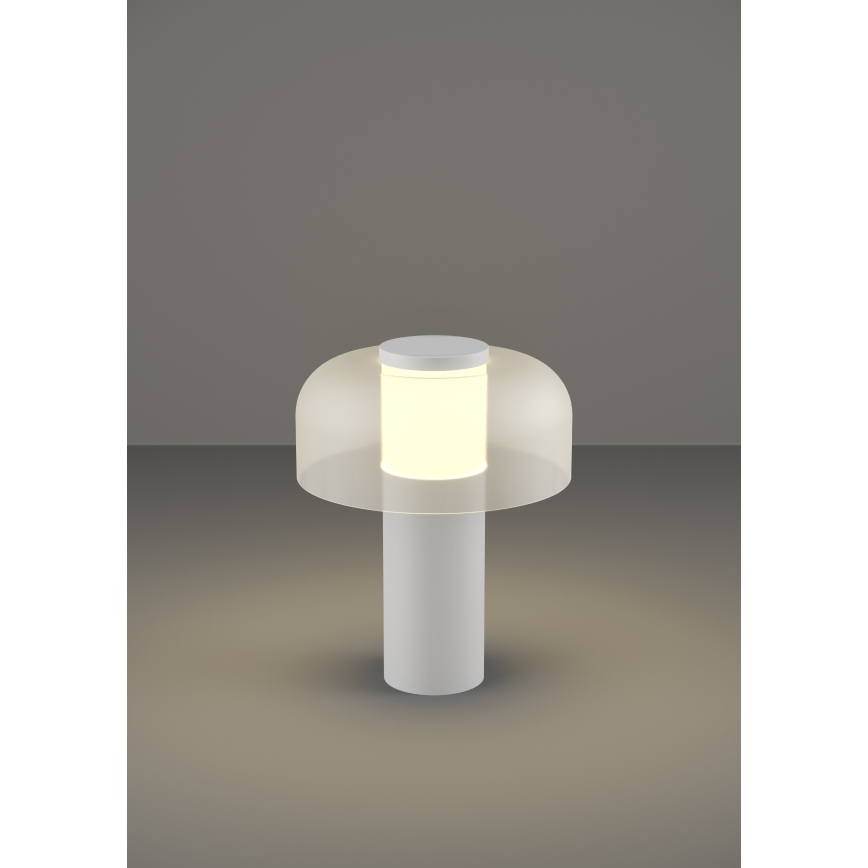 Eglo - Udendørs LED lampe m. touch-funktion dæmpbar LED/2,25W/5V 2400-4000K 5200 mAh IP44 hvid
