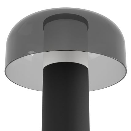 Eglo - Udendørs LED lampe m. touch-funktion dæmpbar LED/2,25W/5V 2400-4000K 5200 mAh IP44 sort
