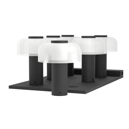 Eglo - Udendørs LED lampe m. touch-funktion dæmpbar LED/2,25W/5V 2400-4000K 5200 mAh IP44 sort/hvid