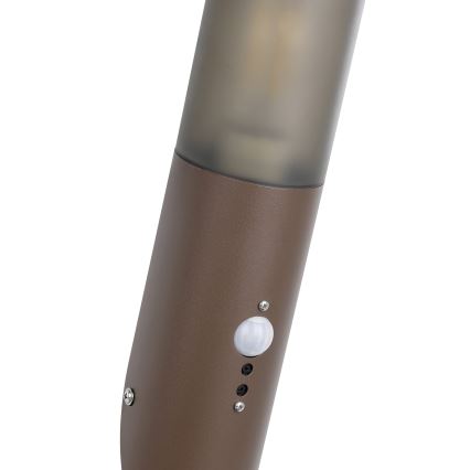 Eglo - Udendørs væglampe med sensor 1xE27/15W/230V IP44