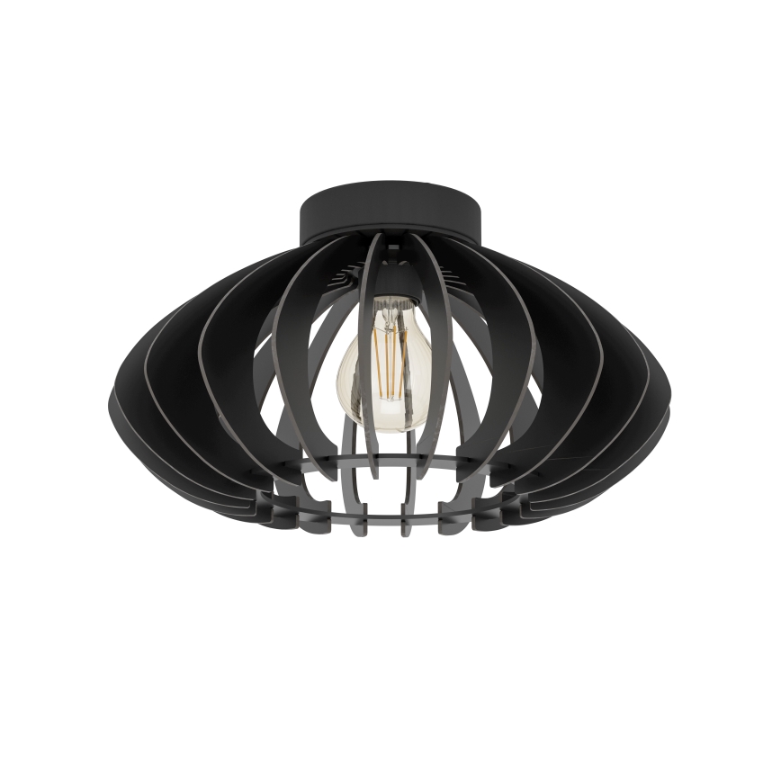 Eglo - Loftlampe 1xE27/40W/230V diameter 38 cm sort