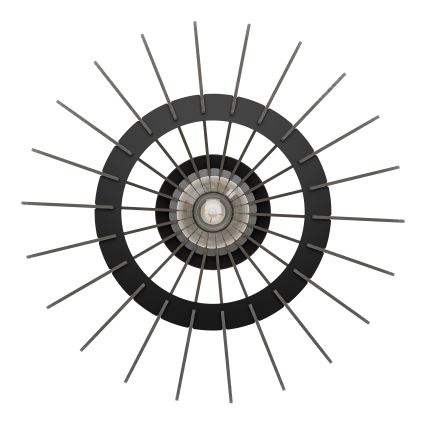 Eglo - Loftlampe 1xE27/40W/230V diameter 38 cm sort