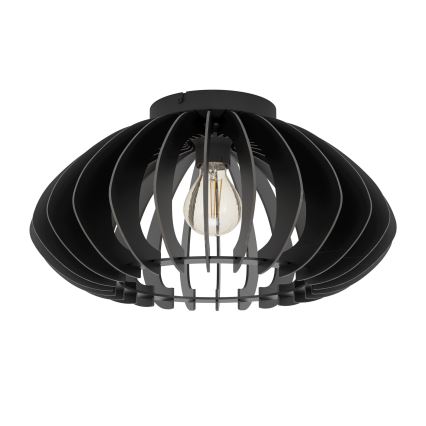 Eglo - Loftlampe 1xE27/40W/230V diameter 45 cm sort
