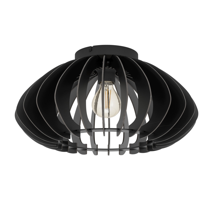 Eglo - Loftlampe 1xE27/40W/230V diameter 45 cm sort