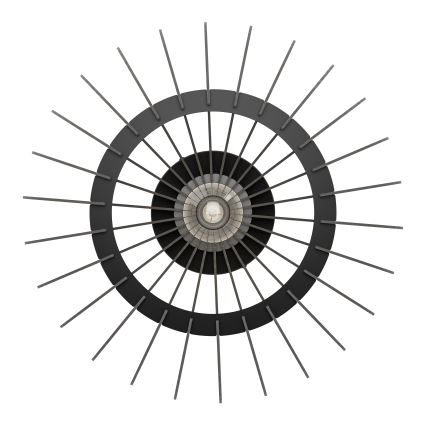Eglo - Loftlampe 1xE27/40W/230V diameter 45 cm sort