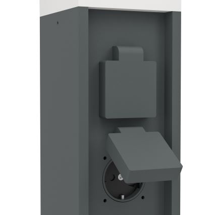 Eglo - Udendørslampe i antracit med 2 fatninger, 1xE27/25W/230V IP54