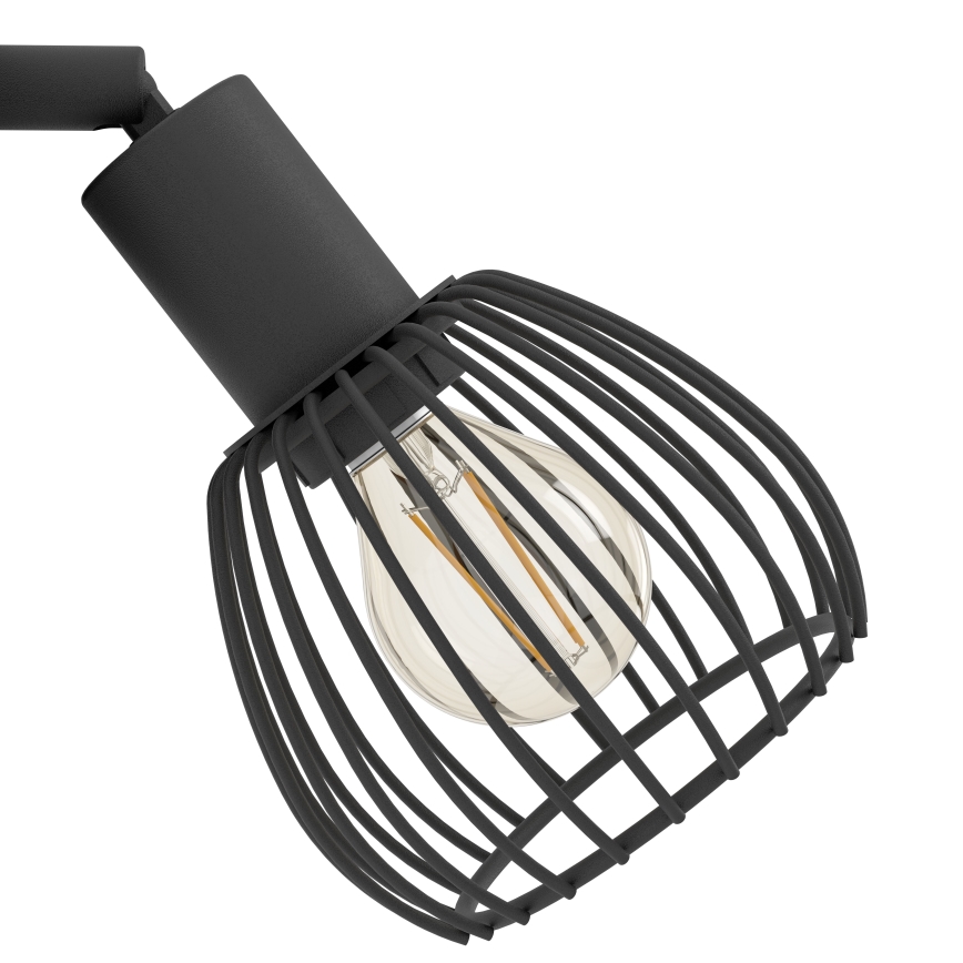 Eglo - Væglampe 1xE14/40W/230V sort