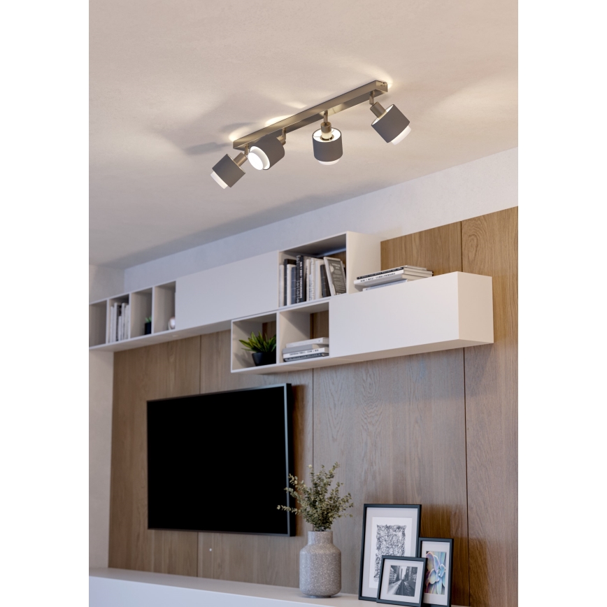 Eglo - Spotlampe 4xE14/7,5W/230V