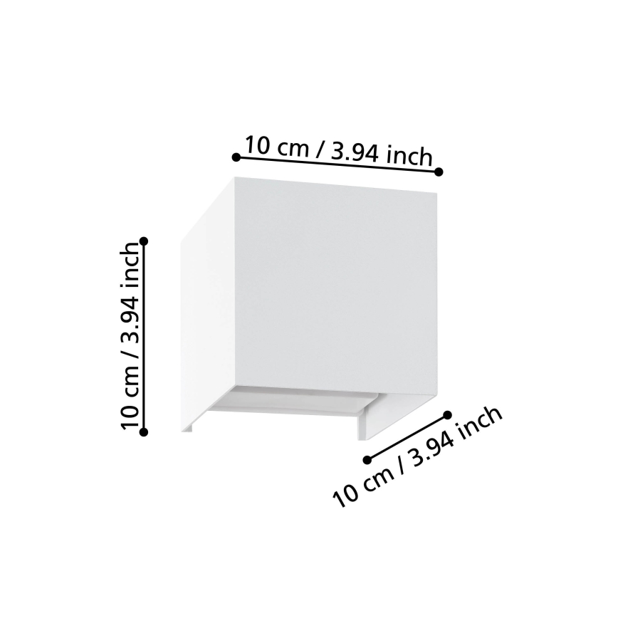 Eglo - LED væglampe 2xLED/1,5W/230V 3000K hvid