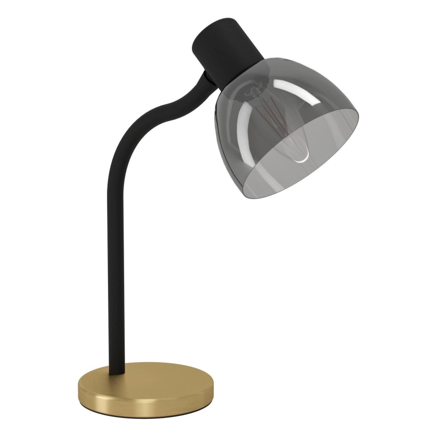 Eglo - Bordlampe 1xE14/25W/230V guldfarvet/sort