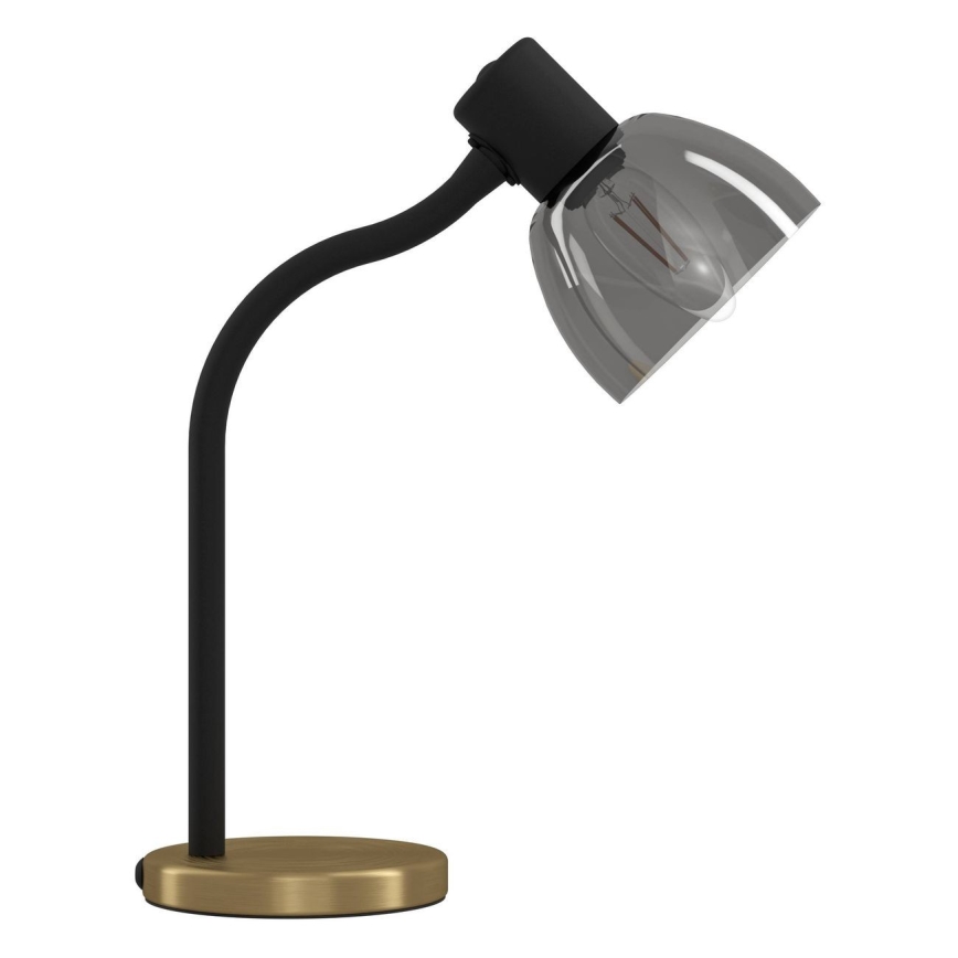 Eglo - Bordlampe 1xE14/25W/230V guldfarvet/sort