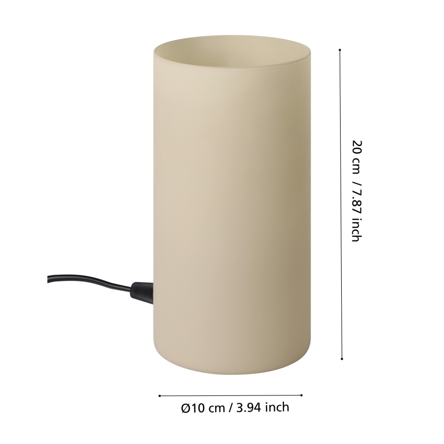 Eglo - Bordlampe 1xE14/60W/230V beige