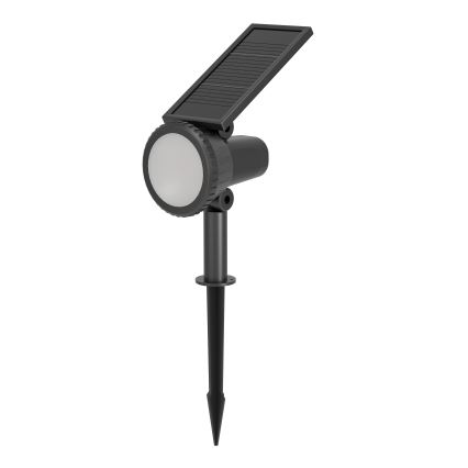 Eglo - LED RGBW dæmpbar solcellelampe LED/3W/4,5V IP44 sort + fjernbetjening