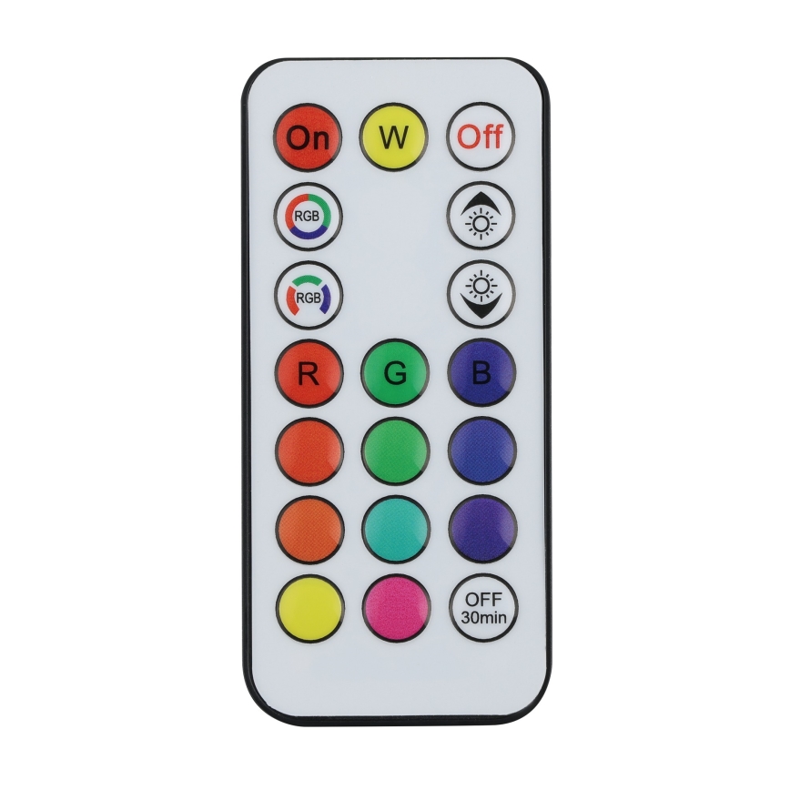 Eglo - LED RGBW dæmpbar solcellelampe LED/3W/4,5V IP44 sort + fjernbetjening