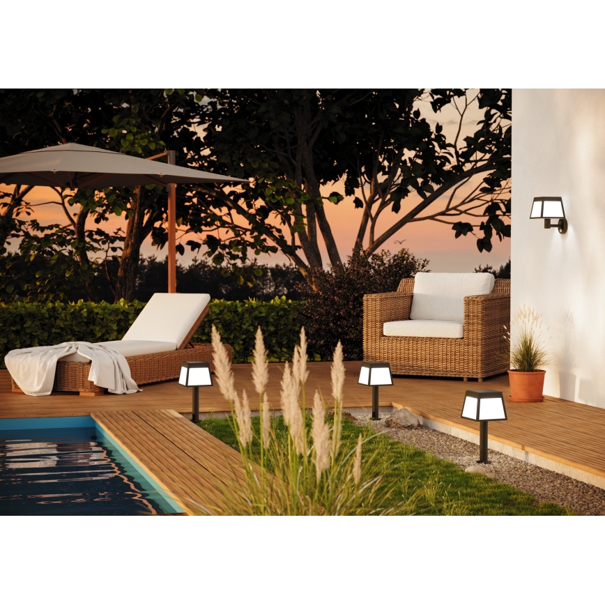 Eglo - LED solcellelampe med sensor LED/7,5W/3,7V 56cm 2200 mAh IP44