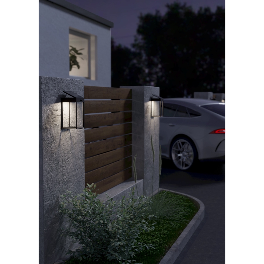 Eglo - Soldrevet LED væglampe med sensor LED/6,5W/3,7V IP44