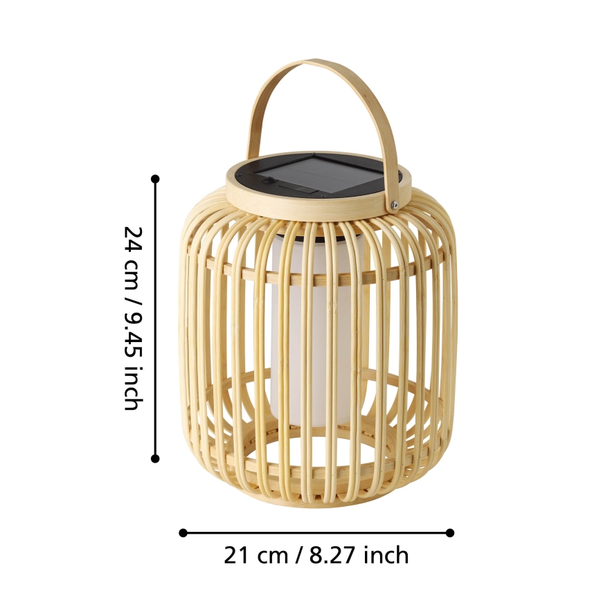 Eglo - Soldrevet LED bordlampe LED/3,3W/3,7V 1800 mAh IP44