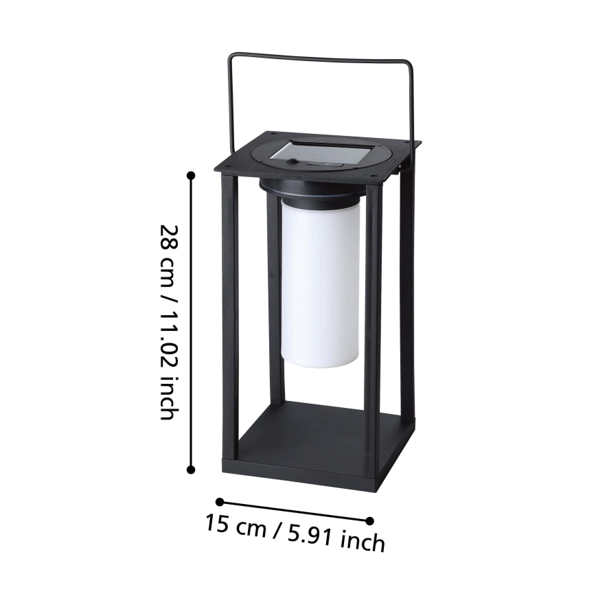 Eglo - Soldrevet LED bordlampe LED/3,3W/3,7V IP44
