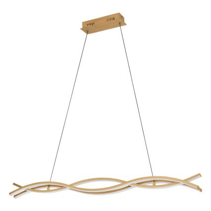 Eglo - LED-pendel med wireophæng LED/35W/230V beige