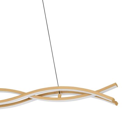 Eglo - LED-pendel med wireophæng LED/35W/230V beige