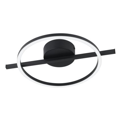 Eglo - LED loftlampe m. RGBW-farver dæmpbar LED/17W/230V 2700-6500K sort + fjernbetjening