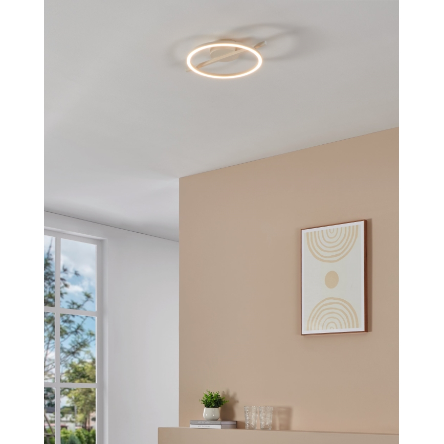 Eglo - LED loftlampe m. RGBW-farver dæmpbar LED/17W/230V 2700-6500K hvid + fjernbetjening