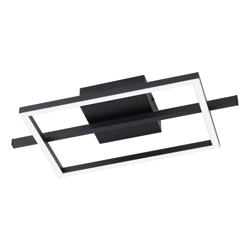 Eglo - LED loftlampe m. RGBW-farver dæmpbar LED/17W/230V 2700-6500K sort + fjernbetjening