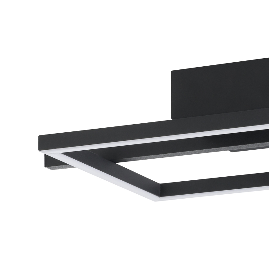 Eglo - LED loftlampe m. RGBW-farver dæmpbar LED/17W/230V 2700-6500K sort + fjernbetjening