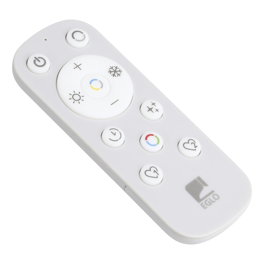 Eglo - LED loftlampe m. RGBW-farver dæmpbar LED/17W/230V 2700-6500K sort + fjernbetjening