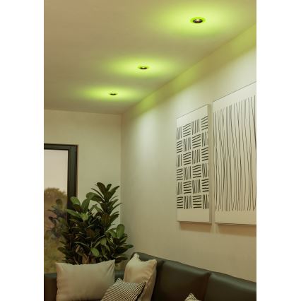 Eglo - 3x LED indbygningslampe til badeværelse m. RGBW-farver dæmpbar 3xLED/3,8W/230V 2700-6500K IP44 + fjernbetjening