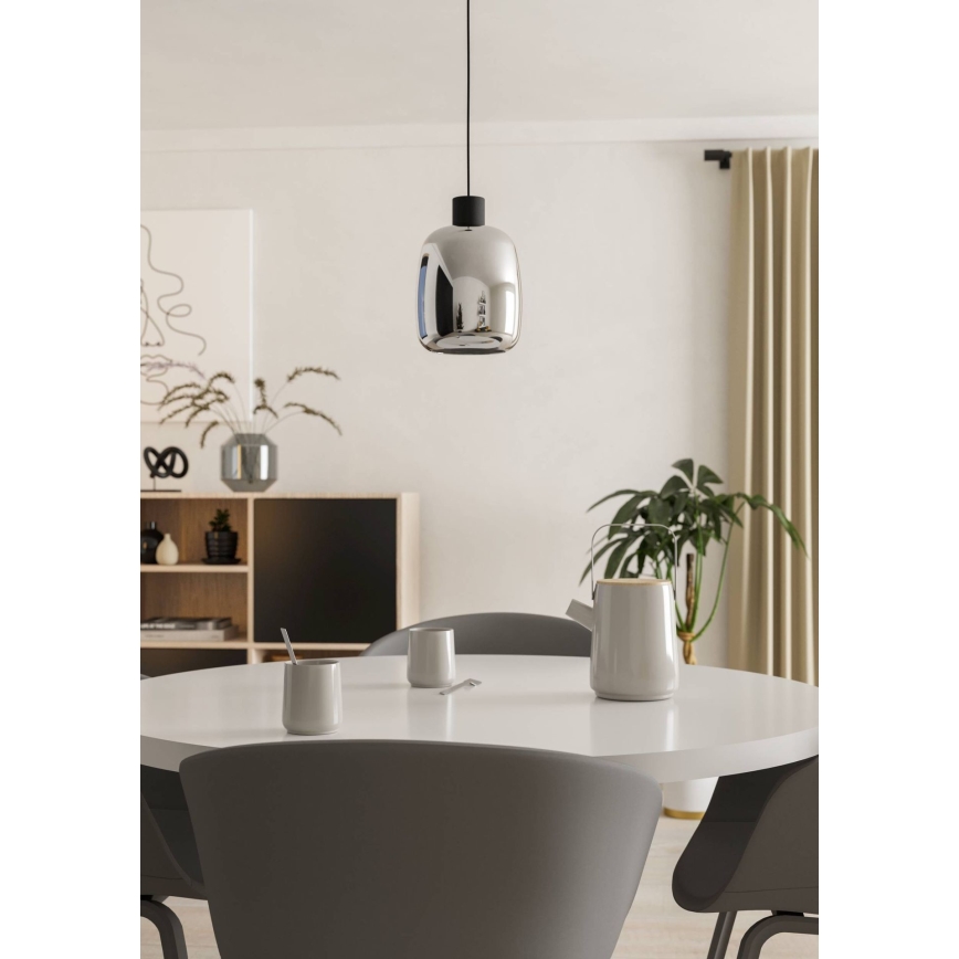 Eglo - LED m. RGBW-farver Pendel dæmpbar LED/3,7W/230V 2700-6500K sort ZigBee