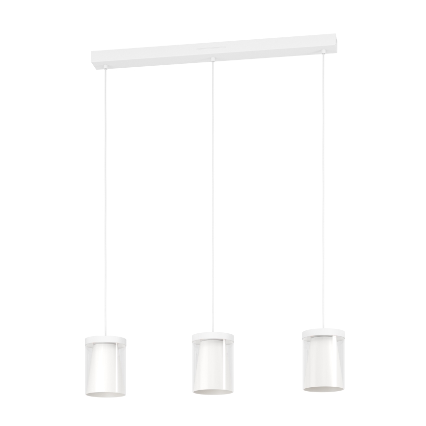 Eglo - LED m. RGBW-farver Pendel dæmpbar 3xLED/3,7W/230V 2700-6500K hvid ZigBee