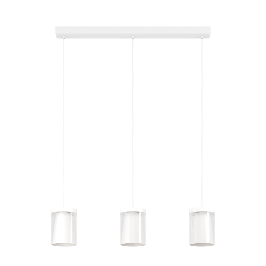 Eglo - LED m. RGBW-farver Pendel dæmpbar 3xLED/3,7W/230V 2700-6500K hvid ZigBee