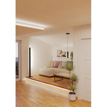 Eglo - LED pendel m. RGBW-farver dæmpbar LED/3,7W/230V 2700-6500K sort