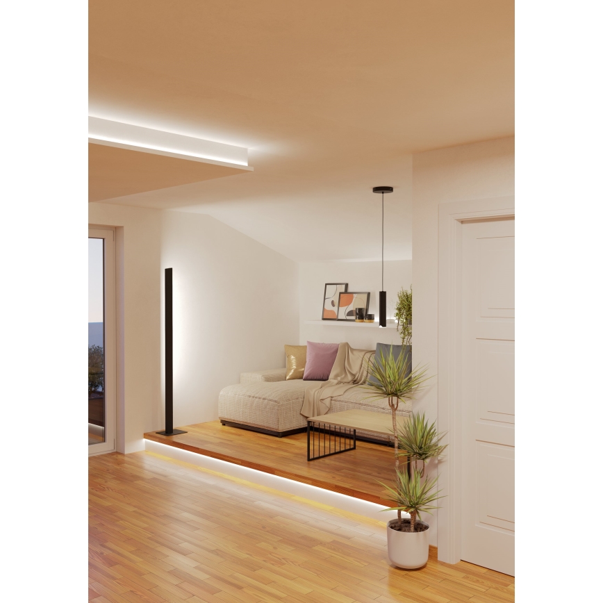 Eglo - LED pendel m. RGBW-farver dæmpbar LED/3,7W/230V 2700-6500K sort