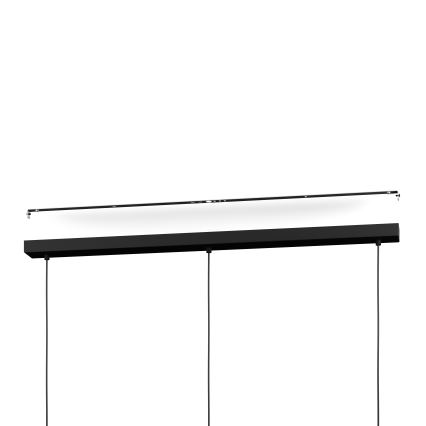 Eglo - LED pendel m. RGBW-farver dæmpbar 3xLED/3,7W/230V 2700-6500K sort