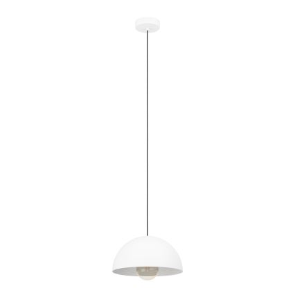 Eglo - Pendel 1xE27/40W/230V diameter 30 cm hvid