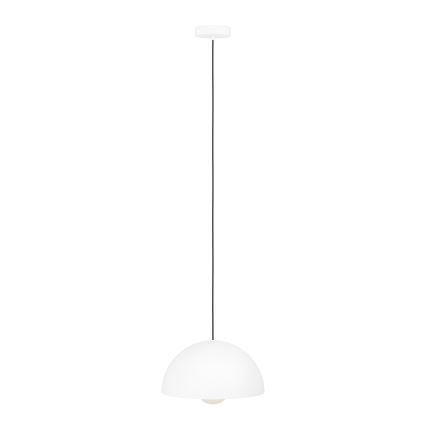 Eglo - Pendel 1xE27/40W/230V diameter 30 cm hvid