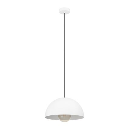 Eglo - Pendel 1xE27/40W/230V diameter 38 cm hvid