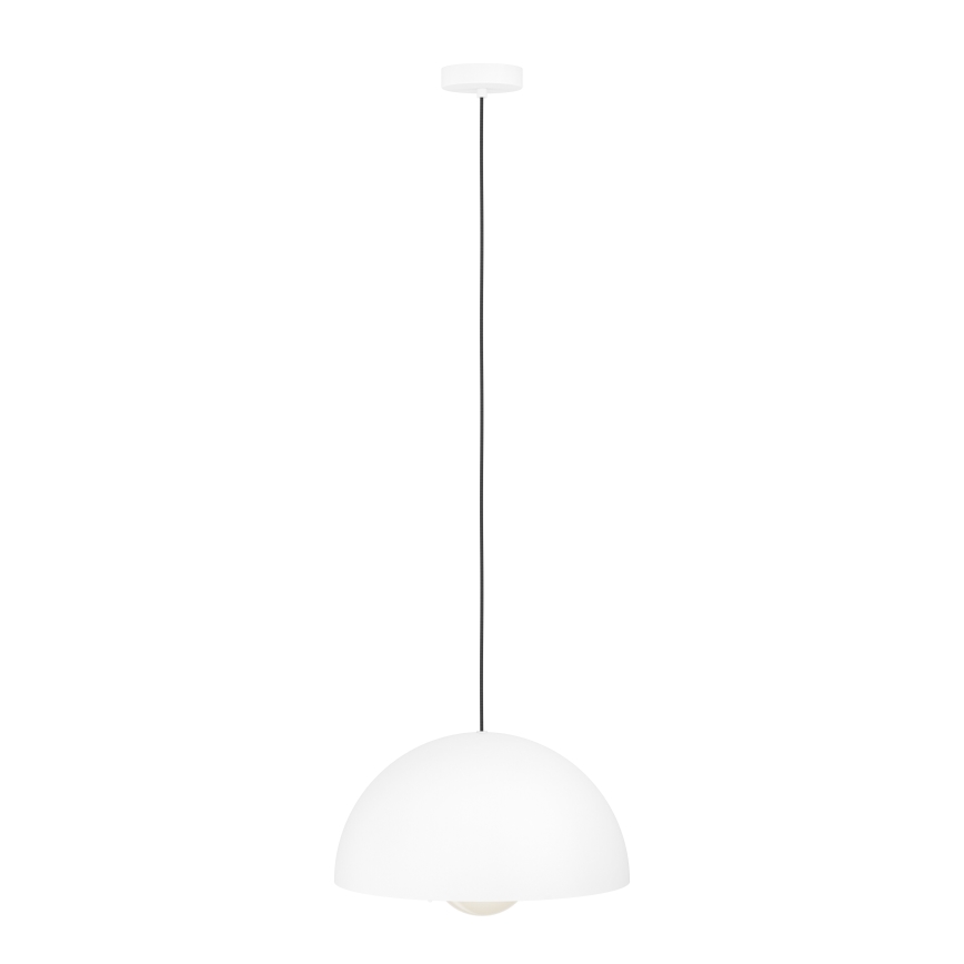 Eglo - Pendel 1xE27/40W/230V diameter 38 cm hvid
